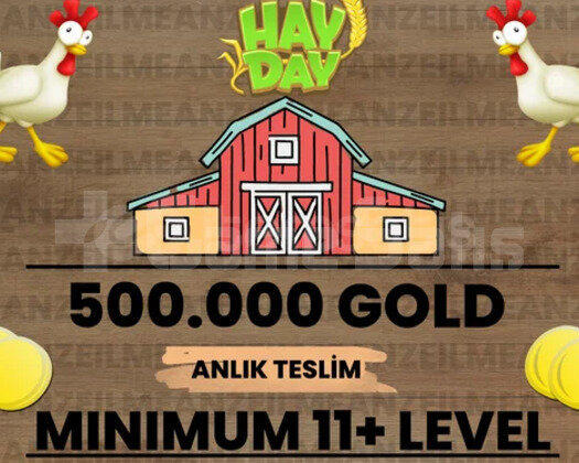 HAYDAY 500.000 ALTIN 11+LEVEL