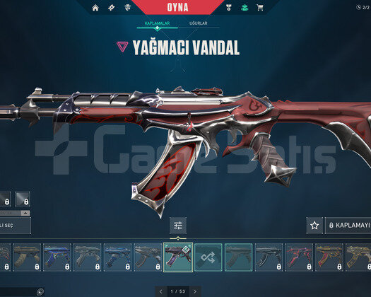 VALORANT YAĞMACI VANDAL BATTLE PASS SKİNLİ HESAP!!
