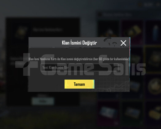 10 SV PUBG KLAN MAX ÜYE İSİM DEĞİŞTİRME AKTİF