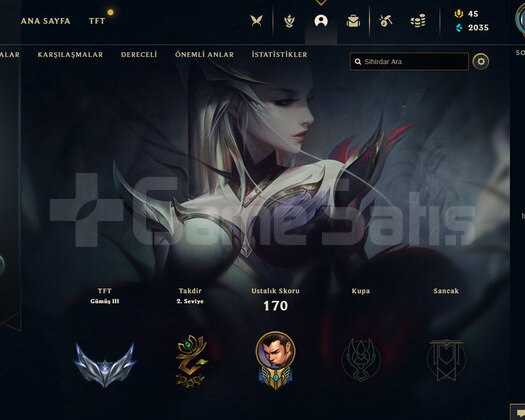 TR 89 LEVEL - 74 HERO 39 KOSTÜM LOL HESAP