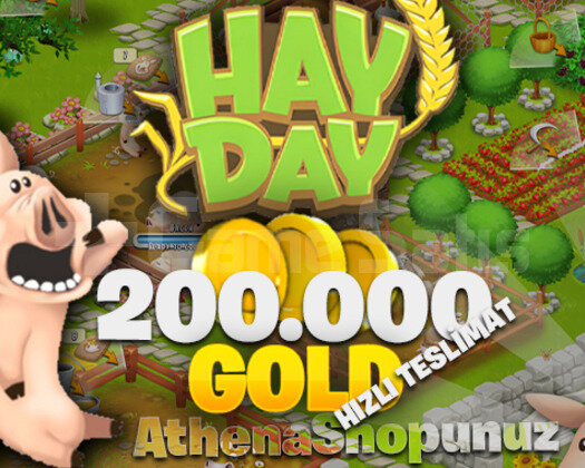 HAYDAY 200.000 ALTIN + BONUS ALTIN HIZLI