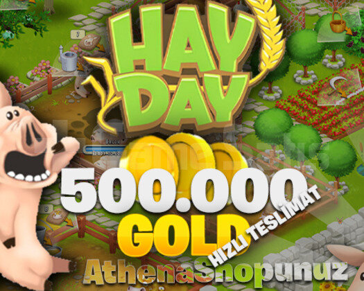 HAYDAY 500.000 ALTIN + BONUS ALTIN HIZLI