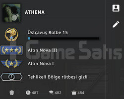 BOL OYUNLU STEAM 30 LEVEL CSGO PRİME NOVA 3
