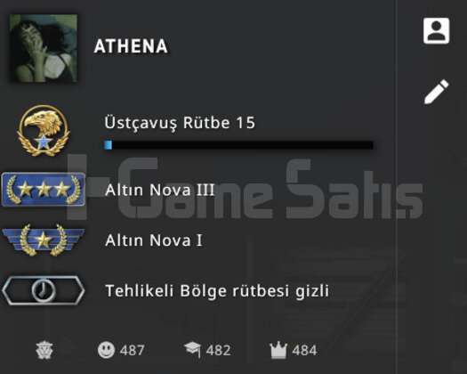 BOL OYUNLU STEAM 30 LEVEL CSGO PRİME NOVA 3
