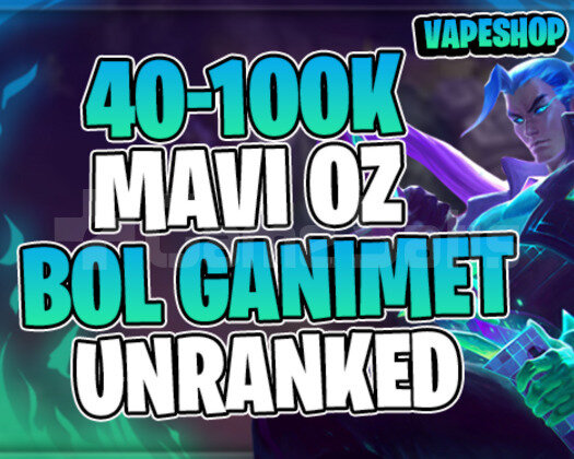 TR-EUW +40K MAVİ ÖZ 30 LEVEL UNRANKED HESAP