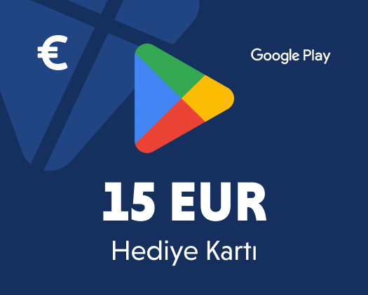 15 Eur Google Play Hediye Kartı