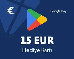 15 Eur Google Play Hediye Kartı