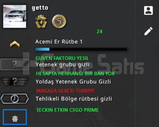 2 MADALYA | PRIME CSGO | MAGAZA TR YESIL FAKTOR