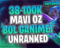 TR-EUW +38K MAVİ ÖZ 30 LEVEL UNRANKED HESAP