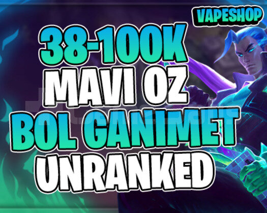 TR-EUW +38K MAVİ ÖZ 30 LEVEL UNRANKED HESAP