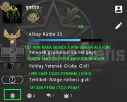 CSGO PRIME 365 SAAT RANK ACIK YESIL FAKTORU YESIL