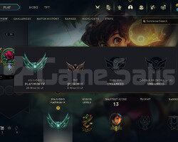 EUW plat 4 56 wr support acc