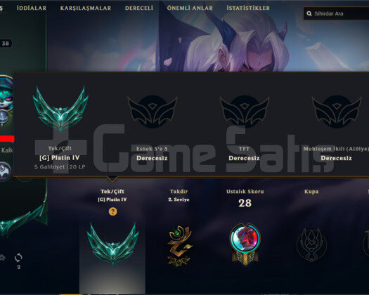 TR 9 MAÇ ATILDI PLAT 4 30 LP HESAP
