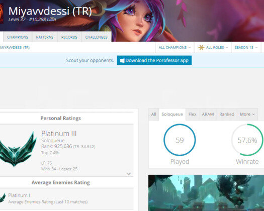 TR PLAT 3 75 LP  I YÜKSEK ELO 14B MAVİ OZ SUPERACC