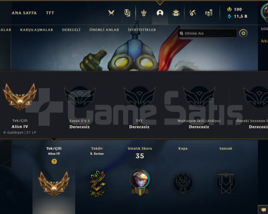 TR GOLD 4 HANDMADE I HİGH MMRI BEDAVA FİYATA HESAP