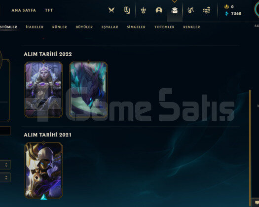 TR PLAT 3 33LP I HİGH MMR I 34 CHAMP - 5 KOSTÜM