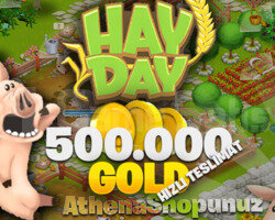 HAYDAY 500.000 ALTIN + BONUS ALTIN HIZLI