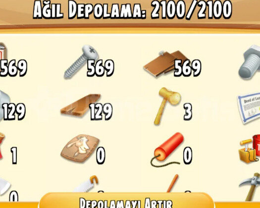 1M Gold 42 level 1.000 Ambar 2.100 Ağıl 1K Silo