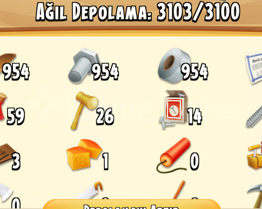 47 Level 2M Gold 1.300 Ambar , 3.100 Ağıl dolu