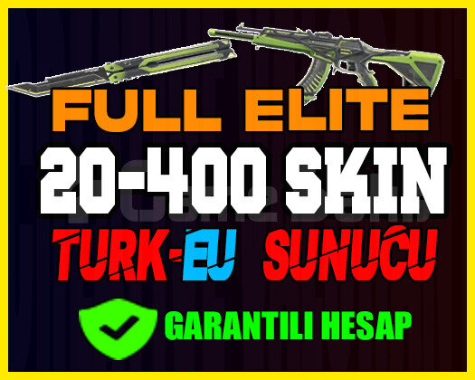 100TR / 20-400 SKİN / ÖZEL STOK + GARANTİ