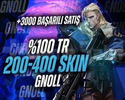 TR BÖLGE 200-400 SKİN FULL+FULL VİP HESAPLAR +3000