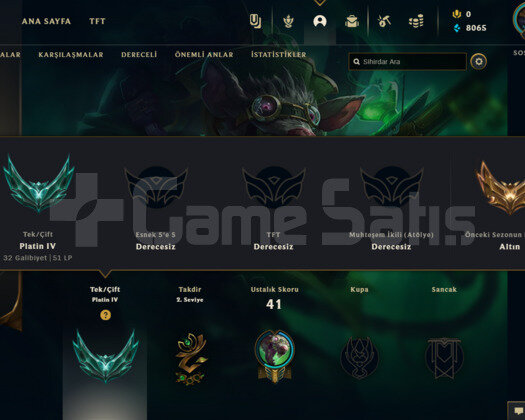 TR PLAT 4 51 LP I HİGH MMR KOSTÜMLÜ