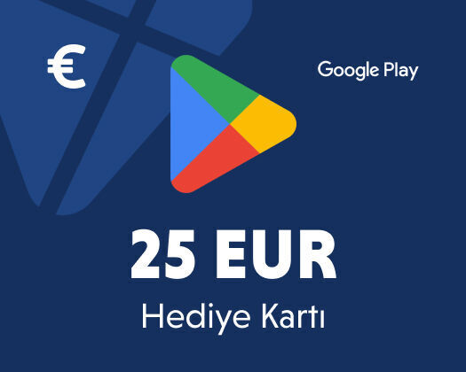 25 Eur Google Play Hediye Kartı