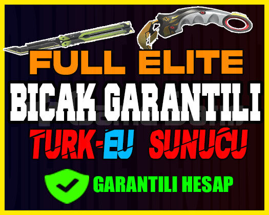 TR SUNUCU / BIÇAK GARANTİLİ / ULTRA VİP HESAPLAR