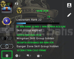 CSGO PRIME RANK ACIK 108 SAAT GUVEN FAKTORU YESIL