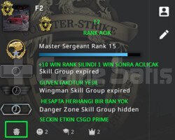 CSGO PRIME RANK ACIK 230 SAAT GUVEN FAKTORU YESIL