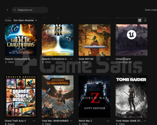 100+ OYUNLU EPİC GAMES HESABI