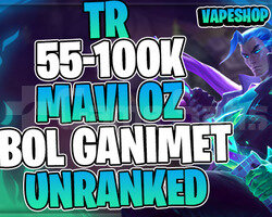 TR +55K MAVİ ÖZ 30 LEVEL UNRANKED HESAP