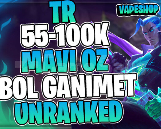 TR +55K MAVİ ÖZ 30 LEVEL UNRANKED HESAP