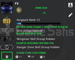 CSGO PRIME RANK ACIK 341 SAAT GUVEN FAKTORU YESIL