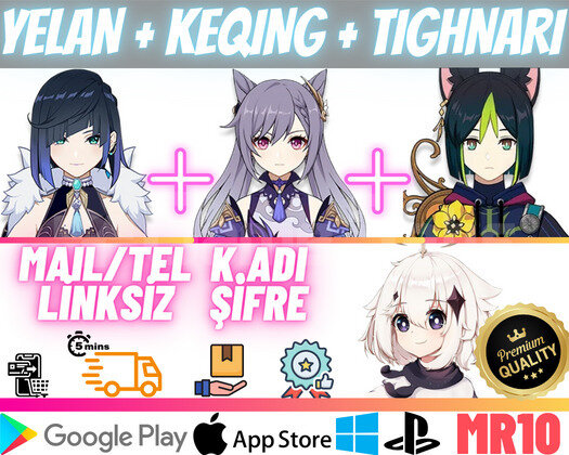 EU | MR10 Yelan + Keqing +Tighnari - Başlangıç