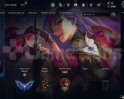 TR Elmas 4 | 22 Kostüm - 72 Hero | LoL Hesap