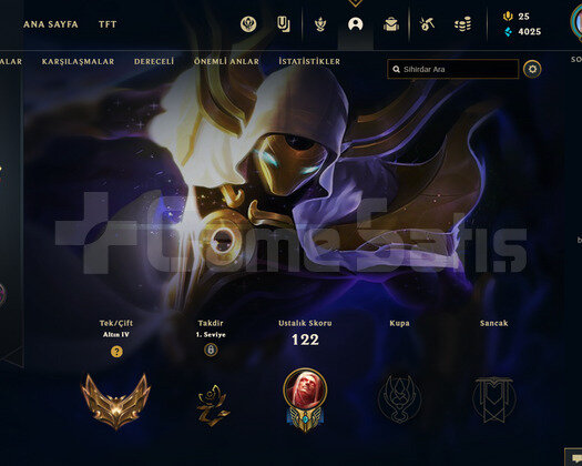 TR Gold 4 | 12 Kostüm - 39 Hero | LoL Hesap