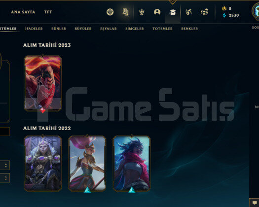 TR GOLD 1 22LP I HİGH MMRDİA ELO KOSTÜMLÜ BEDAVAYA