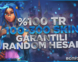100-300 Skin Vip TR VALORANT HESAP