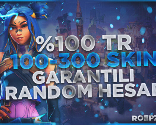 100-300 Skin Vip TR VALORANT HESAP