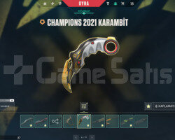 CHAMPİONS KARAMBİT VE 9 EFSANE BIÇAK TR HESAP