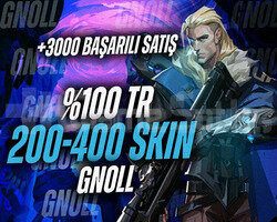 TR BÖLGE 200-400 SKİN FULL+FULL VİP HESAPLAR +3000