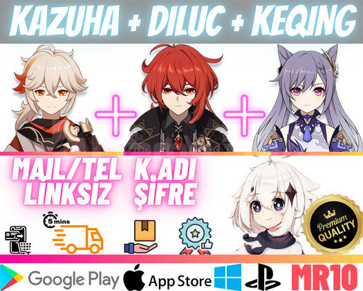 EU | MR10 Kazuha + Diluc + Keqing - Başlangıç