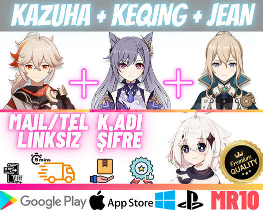 EU | MR10 Kazuha + Keqing + Jean - Başlangıç