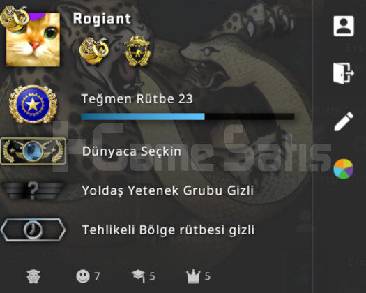 Global Elite / İlk Mail / 1 ay sonra 5 yıl rozeti