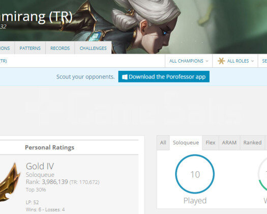 TR GOLD 4 52 LP 70WR I YÜKSEK MMR 58K MAVİ ÖZ