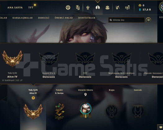 TR GOLD 4 52 LP 70WR I YÜKSEK MMR 58K MAVİ ÖZ
