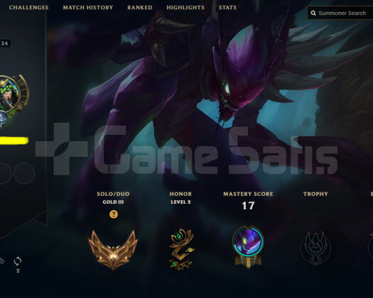 EUW GOLD 3 14K MAVİ ÖZLÜ HESAP