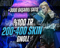 TR BÖLGE 200-400 SKİN FULL+FULL VİP HESAPLAR +3000