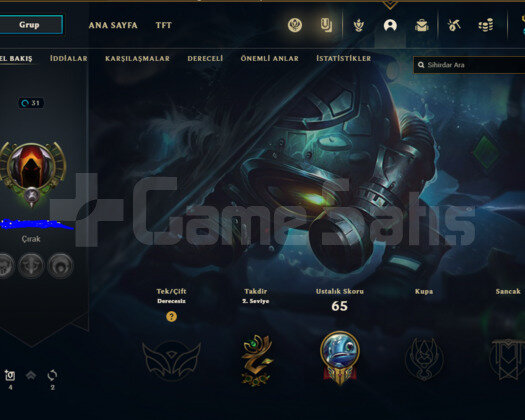 30 lvl smurf hesap